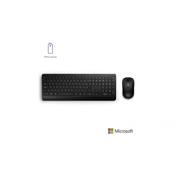 TECLADO E MOUSE MICROSOFT DESK BLUETOOTH PRETO